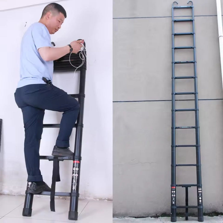 Nouvelle Échelle Extensible De 5,9 Mètres, Professionnelle et Facile à Transporter.
