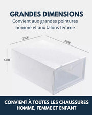 Lot de 10 Étagères à Chaussures Gain de Place – Organisateur Modulable
