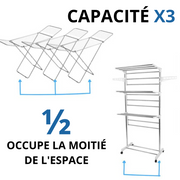 MEGA SÉCHOIR VERTICAL GAIN DE PLACE