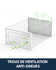 Lot de 10 Étagères à Chaussures Gain de Place – Organisateur Modulable