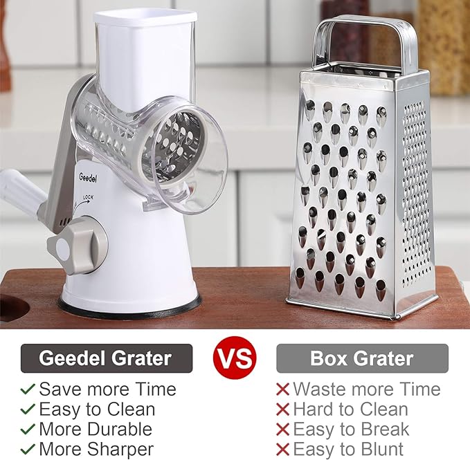 MAXI CHEF™ Râpe à Fromage et Légumes Multi-usage Geedel (copia)