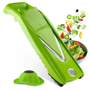 Cepillo de verduras Börner V1 ClassicLine Juego básico (4 piezas) • Cepillo en V clásico + Portafrutas + discos e inserto de seguridad • Rallador de verduras para rodajas (BE) 