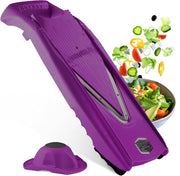 Cepillo de verduras Börner V1 ClassicLine Juego básico (4 piezas) • Cepillo en V clásico + Portafrutas + discos e inserto de seguridad • Rallador de verduras para rodajas (BE) 