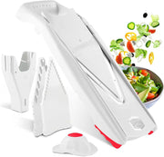 Cepillo de verduras Börner V1 ClassicLine Juego básico (4 piezas) • Cepillo en V clásico + Portafrutas + discos e inserto de seguridad • Rallador de verduras para rodajas (BE) 