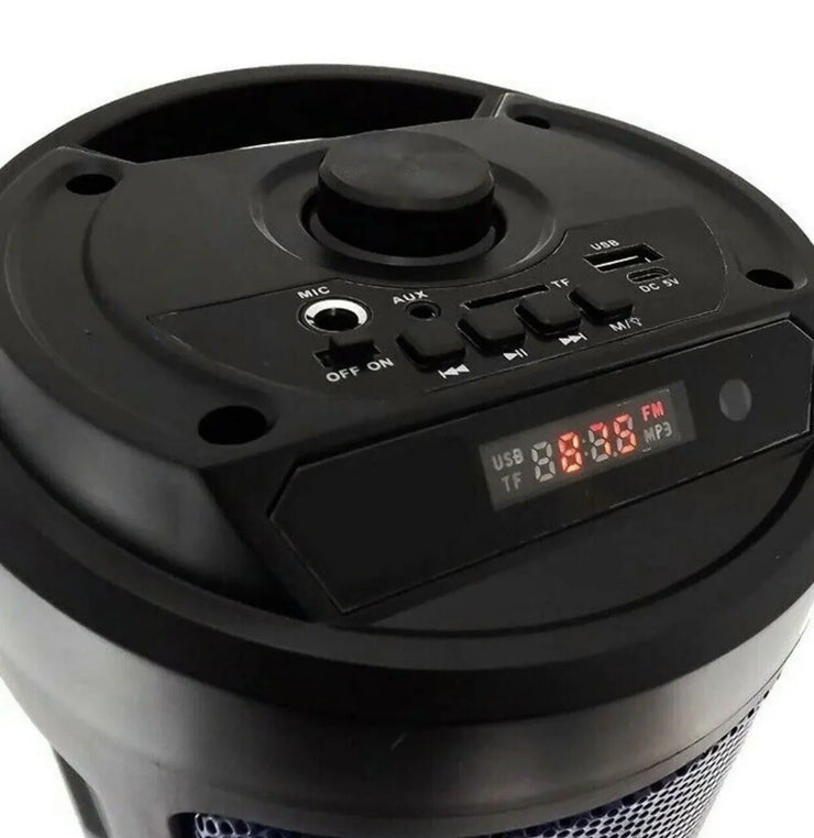 Enceinte Bluetooth Sans Fil de Nouvelle Génération Dolby Surround 95 Watts + Micro Karaoké : Son Clair jusqu'à 20 Mètres de Distance