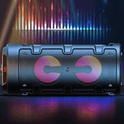 Enceinte Bluetooth Sans Fil de Nouvelle Génération Dolby Surround 95 Watts + Micro Karaoké : Son Clair jusqu'à 20 Mètres de Distance