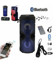 Enceinte Bluetooth Sans Fil de Nouvelle Génération Dolby Surround 95 Watts + Micro Karaoké : Son Clair jusqu'à 20 Mètres de Distance