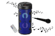 Enceinte Bluetooth Sans Fil de Nouvelle Génération Dolby Surround 95 Watts + Micro Karaoké : Son Clair jusqu'à 20 Mètres de Distance