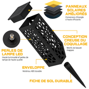 Lampes Solaires d'Extérieur Deux Pour le Prix d’un