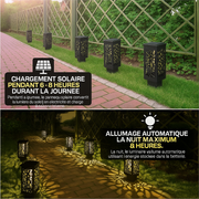 Lampes Solaires d'Extérieur Deux Pour le Prix d’un