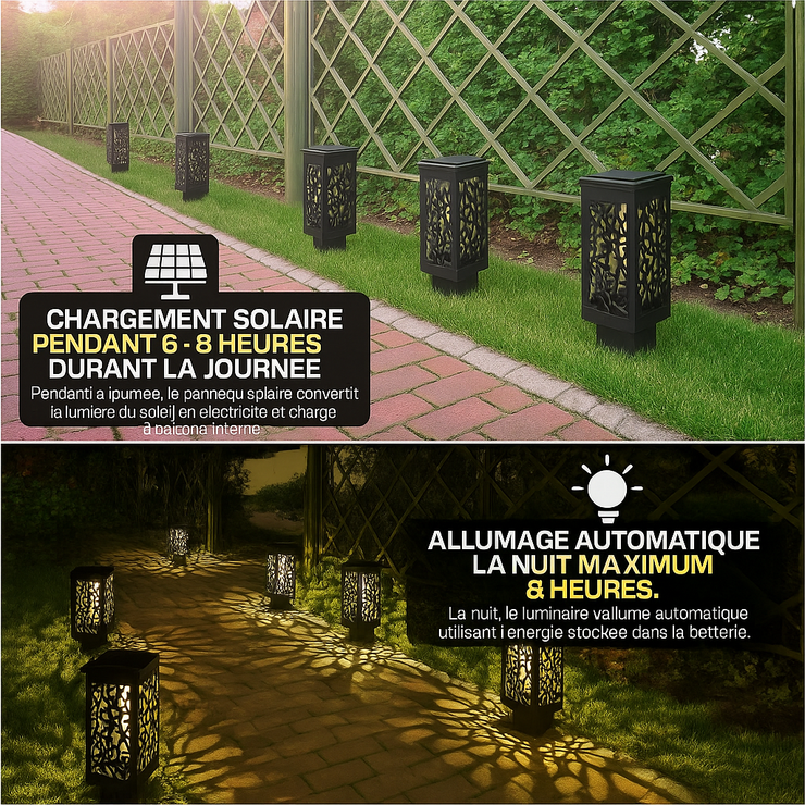 Lampes Solaires d'Extérieur Deux Pour le Prix d’un