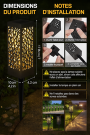 Lampes Solaires d'Extérieur Deux Pour le Prix d’un