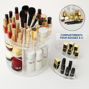 Organisateur Rotatif pour Cosmétiques (Offre 2 pour 1)