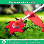 C60 PRO Tête de Coupe Universelle – Outil Polyvalent pour un Jardin Impeccable