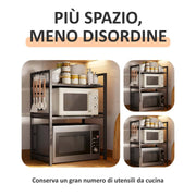 MicroBorner™ Étagère Extensible Pour four à Micro-Ondes (SPAGNA)