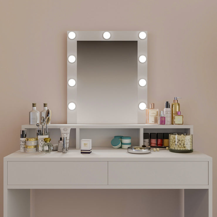 Tavolo da Trucco LED 9 Luci